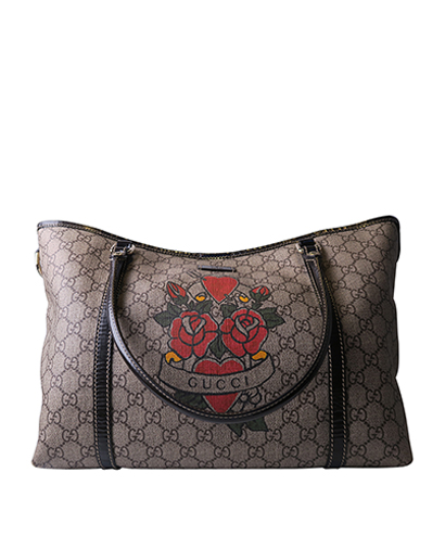 GG Tattoo Heart Joy Tote, front view